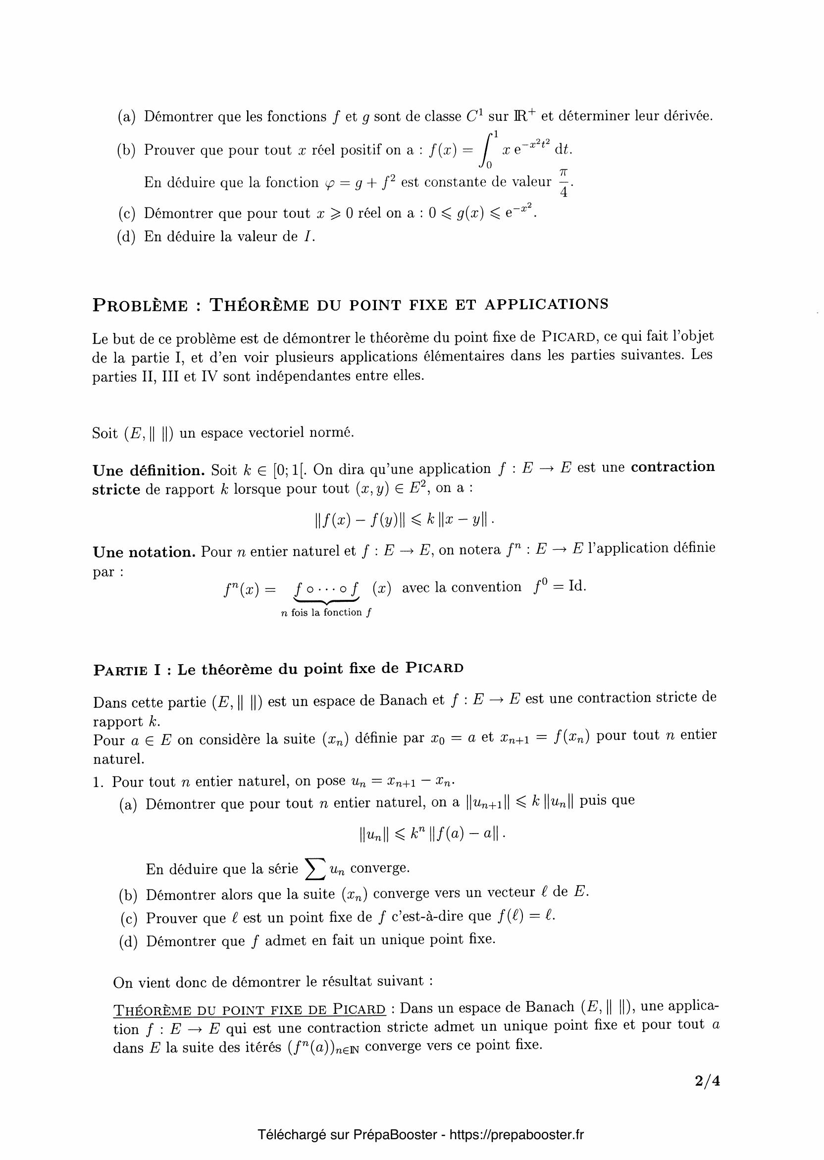 Énoncé CCINP 2009 MP Maths 1 – page 2 Énoncé CCINP 2009 MP Maths 1 – page 2