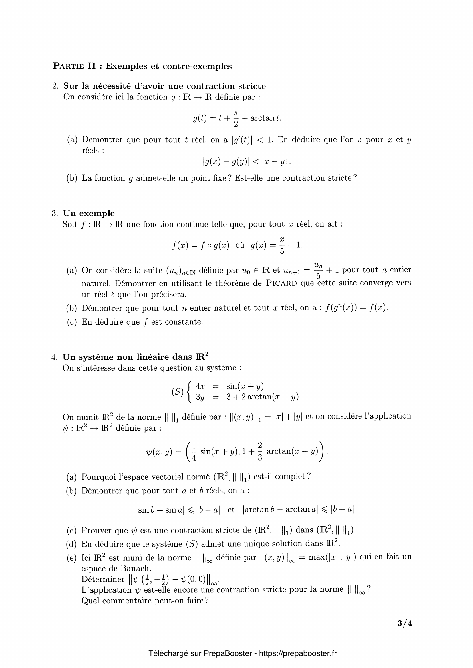Énoncé CCINP 2009 MP Maths 1 – page 3 Énoncé CCINP 2009 MP Maths 1 – page 3