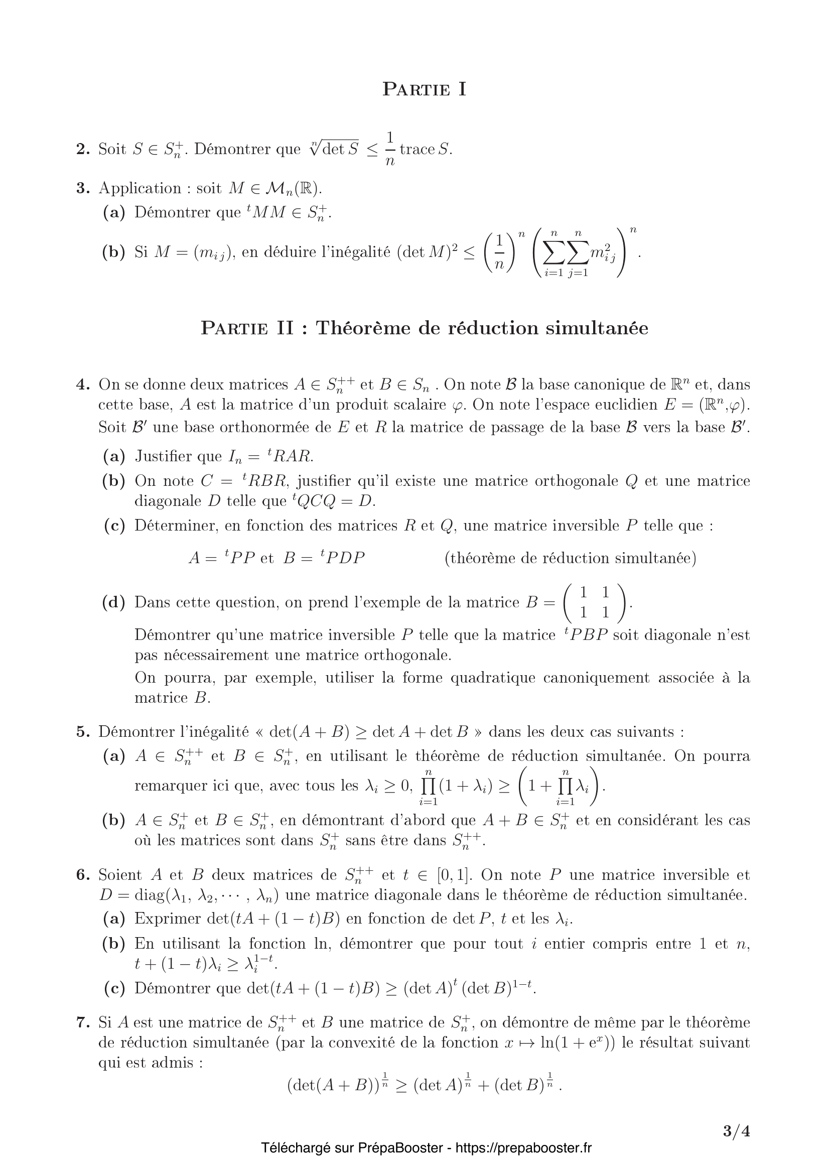 Énoncé CCINP 2011 MP Maths 2 – page 3 Énoncé CCINP 2011 MP Maths 2 – page 3