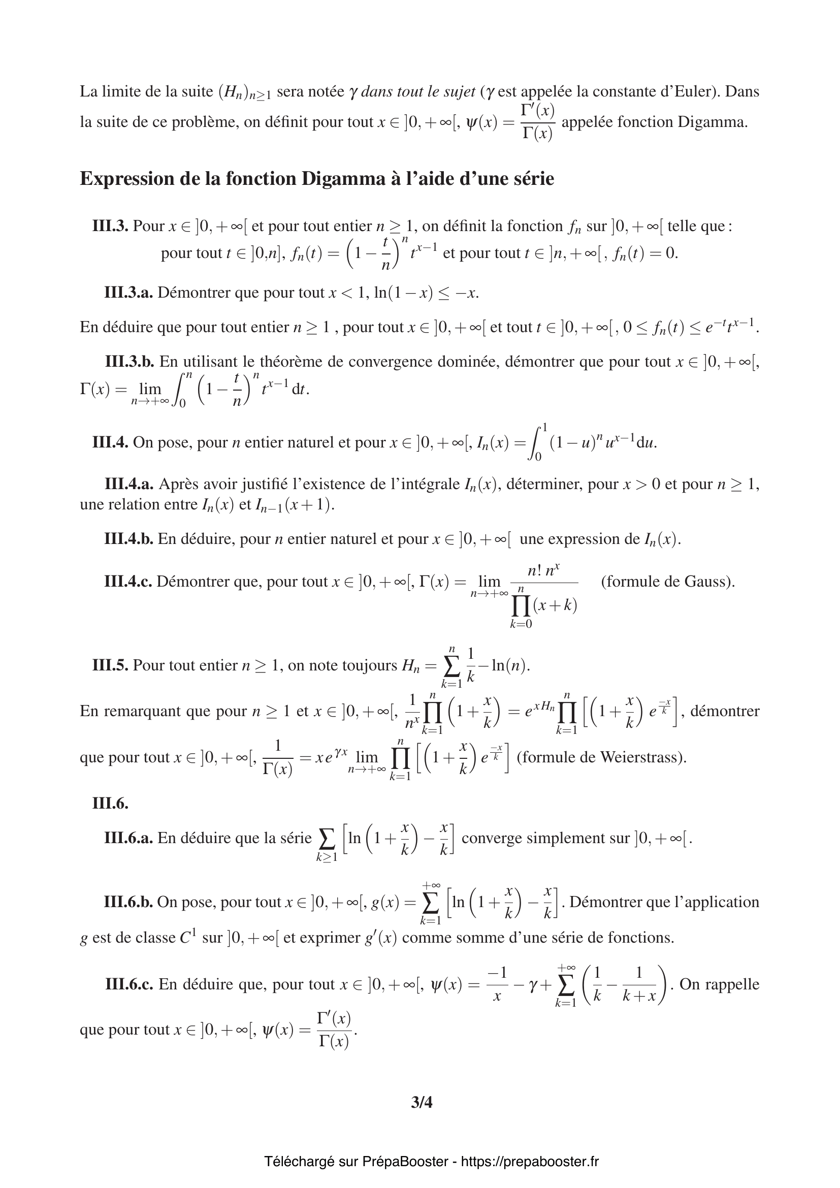 Énoncé CCINP 2016 MPI Maths 1 – page 3 Énoncé CCINP 2016 MPI Maths 1 – page 3
