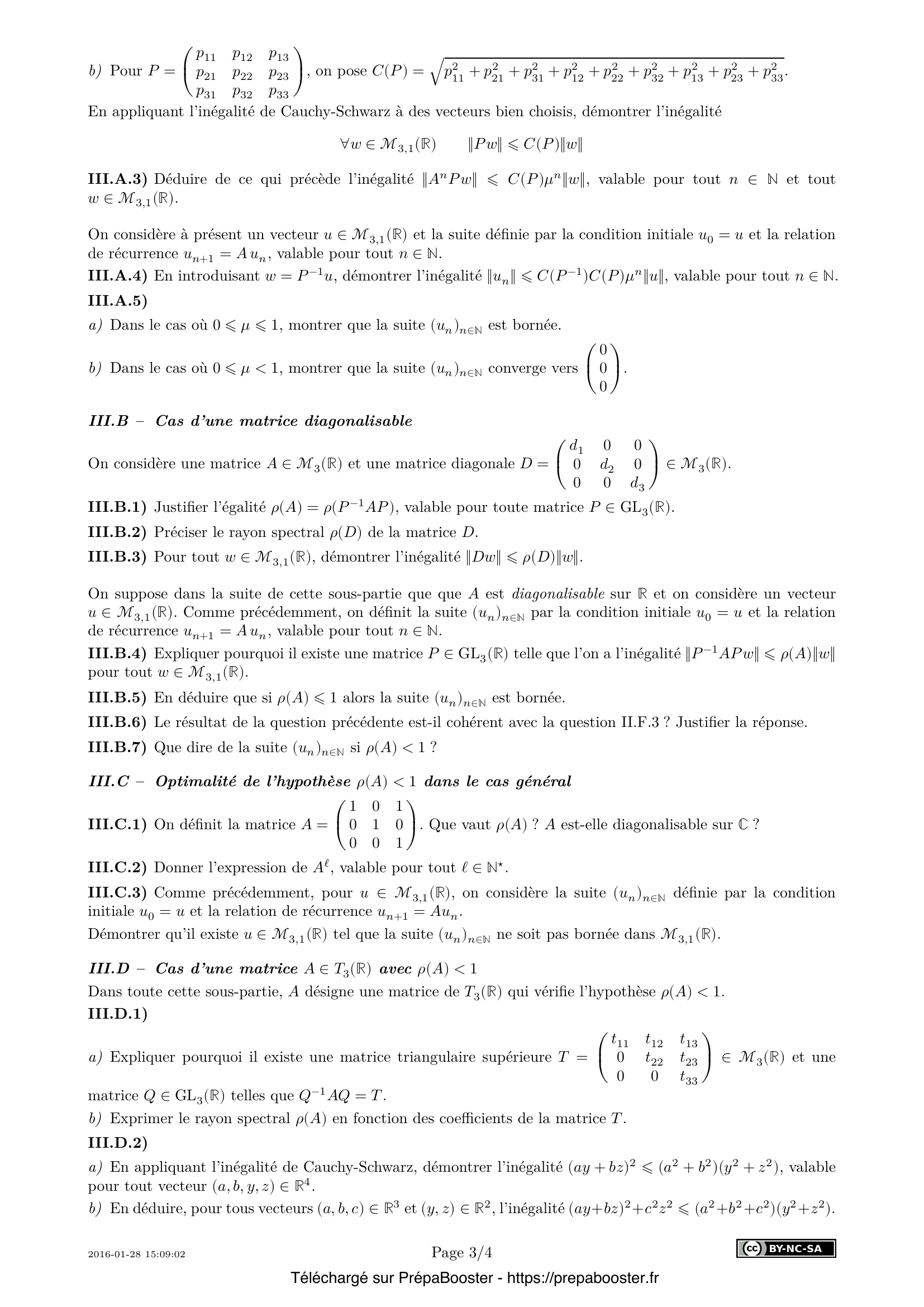 Énoncé Centrale 2016 TSI Maths 2 – page 3 Énoncé Centrale 2016 TSI Maths 2 – page 3