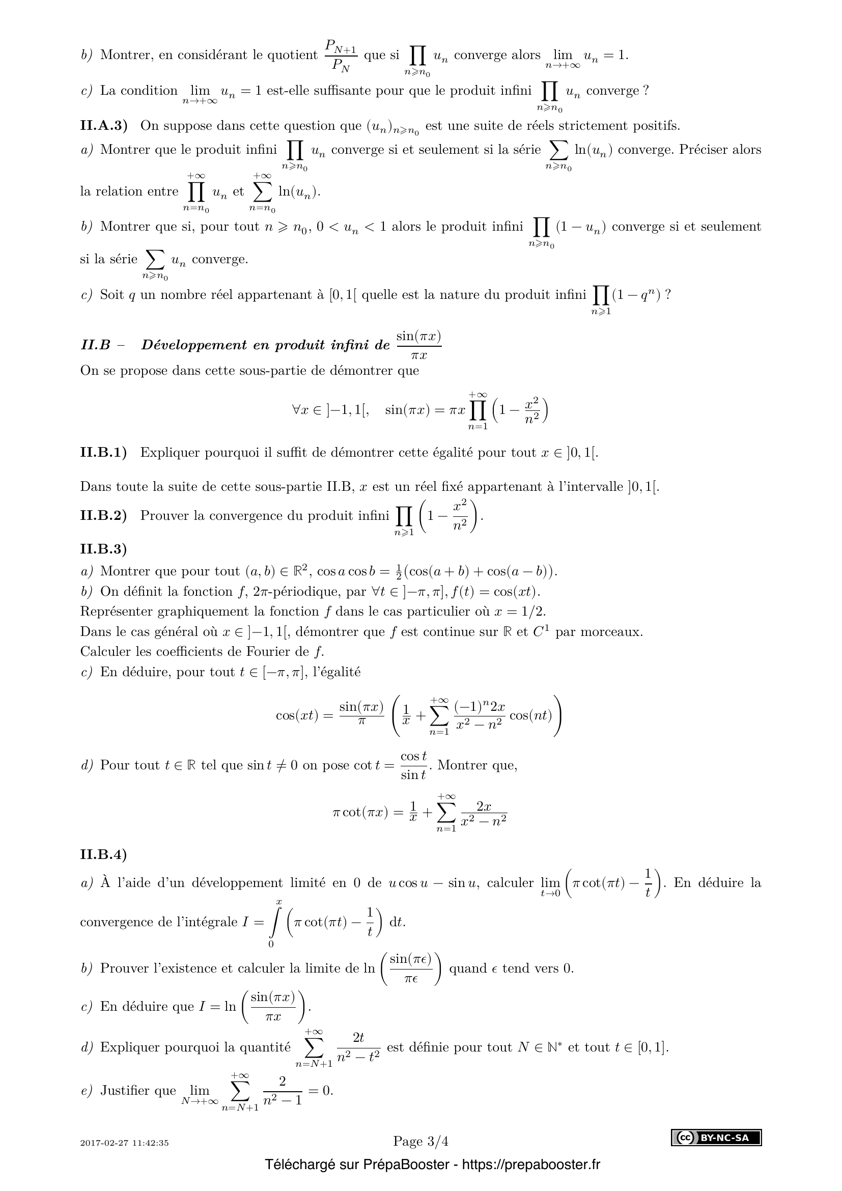 Énoncé Centrale 2017 TSI Maths 2 – page 3 Énoncé Centrale 2017 TSI Maths 2 – page 3