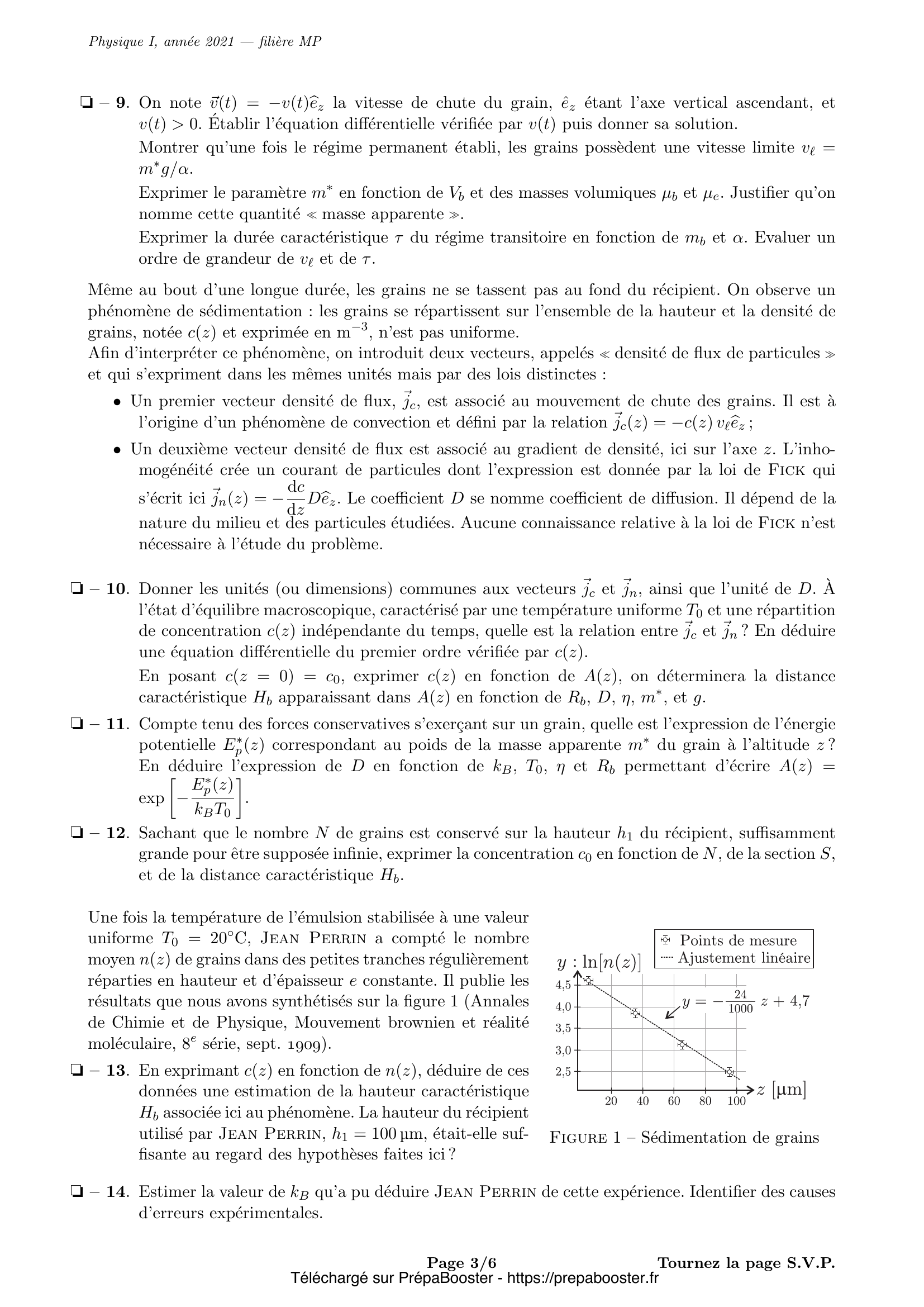 Énoncé Mines Ponts 2021 MP Physique 1 – page 4 Énoncé Mines Ponts 2021 MP Physique 1 – page 4