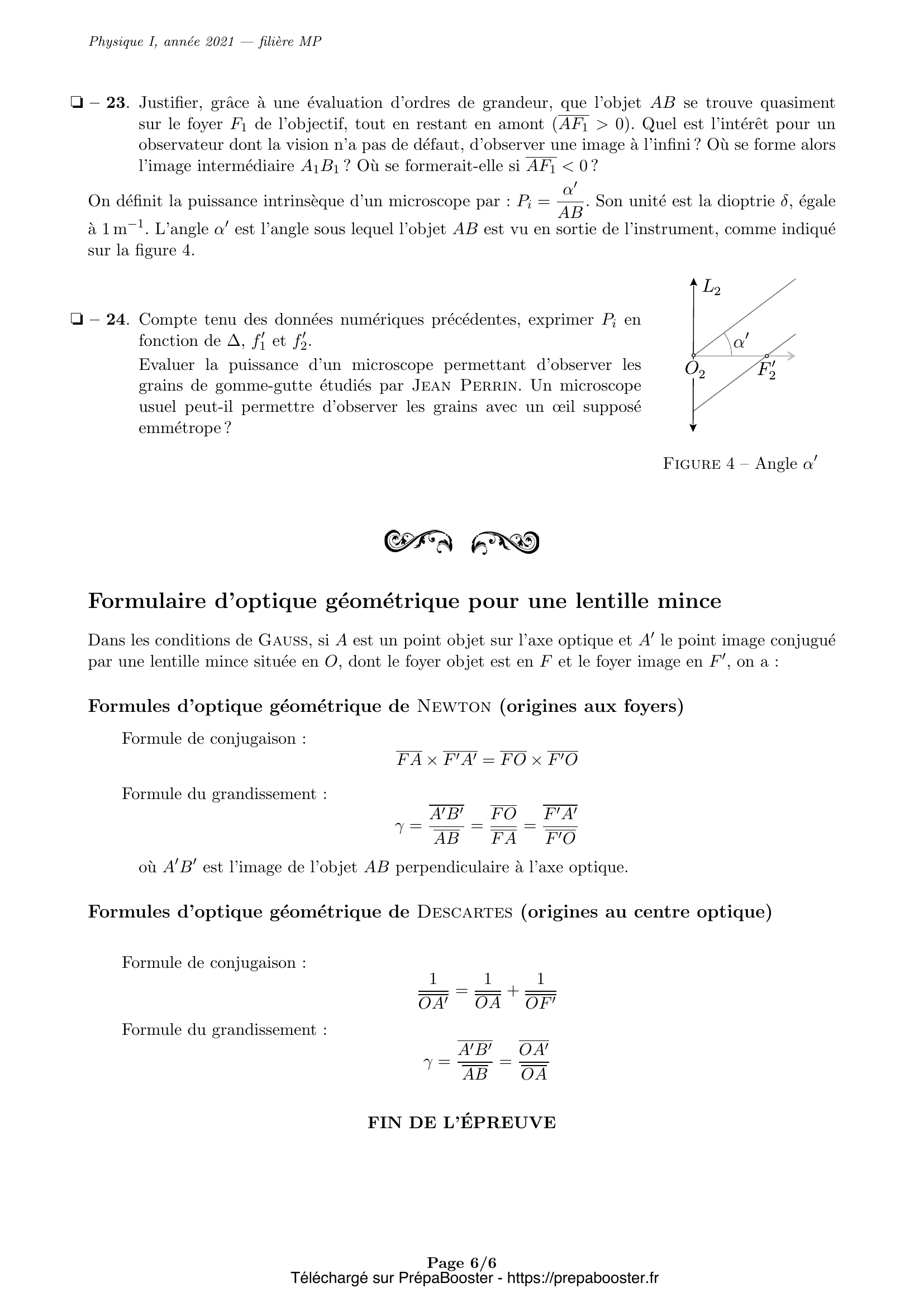 Énoncé Mines Ponts 2021 MP Physique 1 – page 7 Énoncé Mines Ponts 2021 MP Physique 1 – page 7