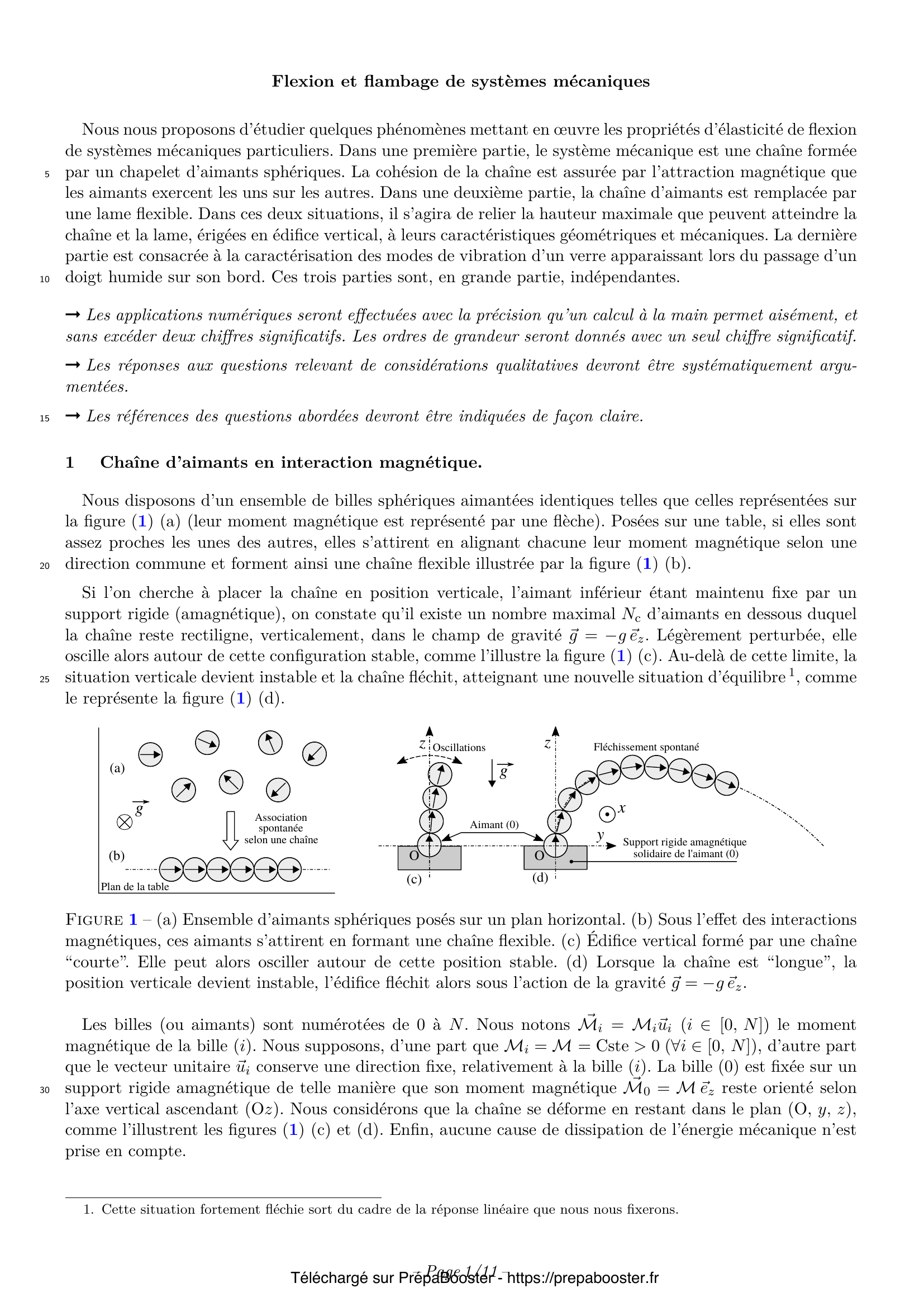 Énoncé XENS 2022 MP Physique 1 – page 3 Énoncé XENS 2022 MP Physique 1 – page 3