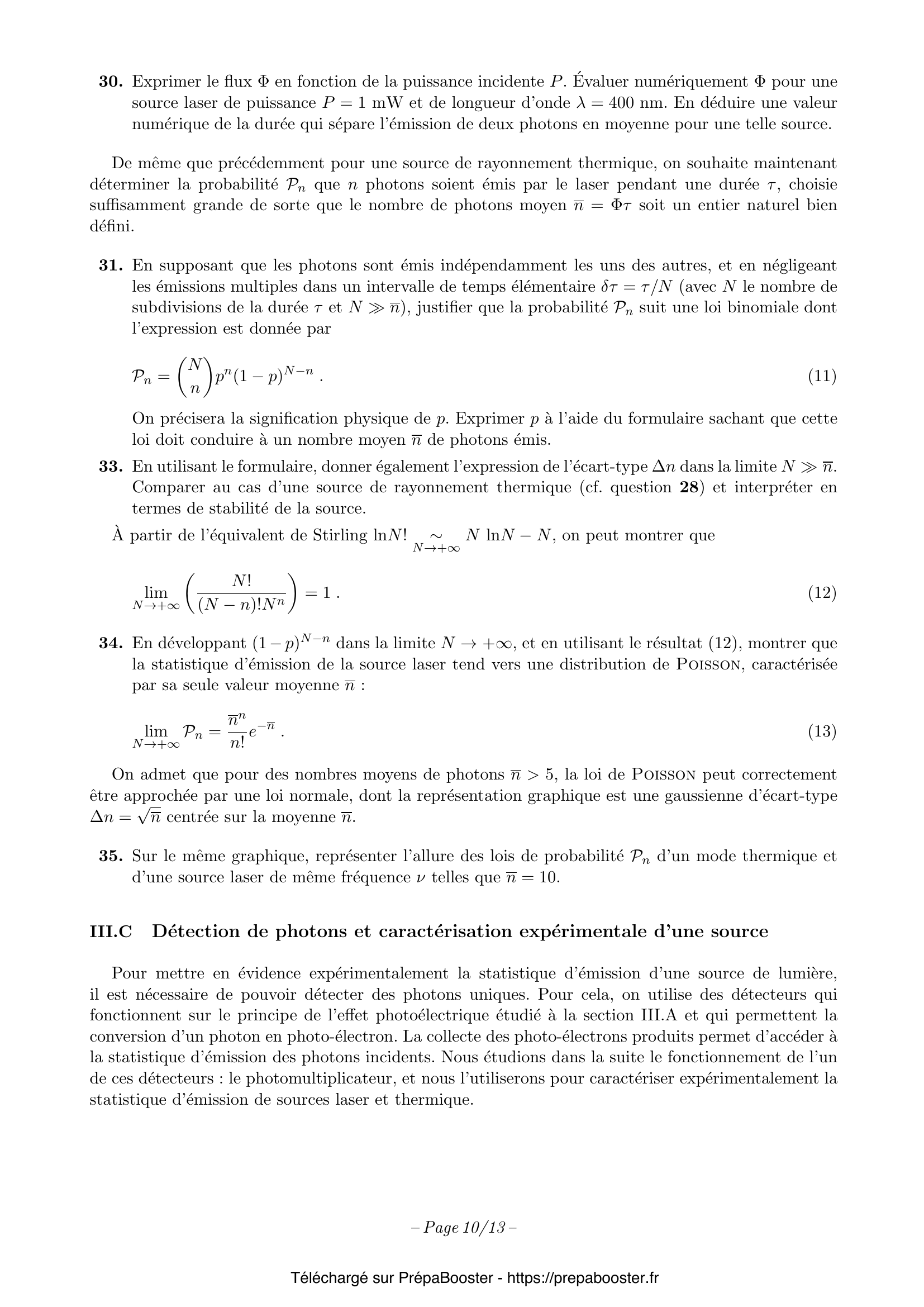 Énoncé XENS 2024 MP Physique 1 – page 11 Énoncé XENS 2024 MP Physique 1 – page 11