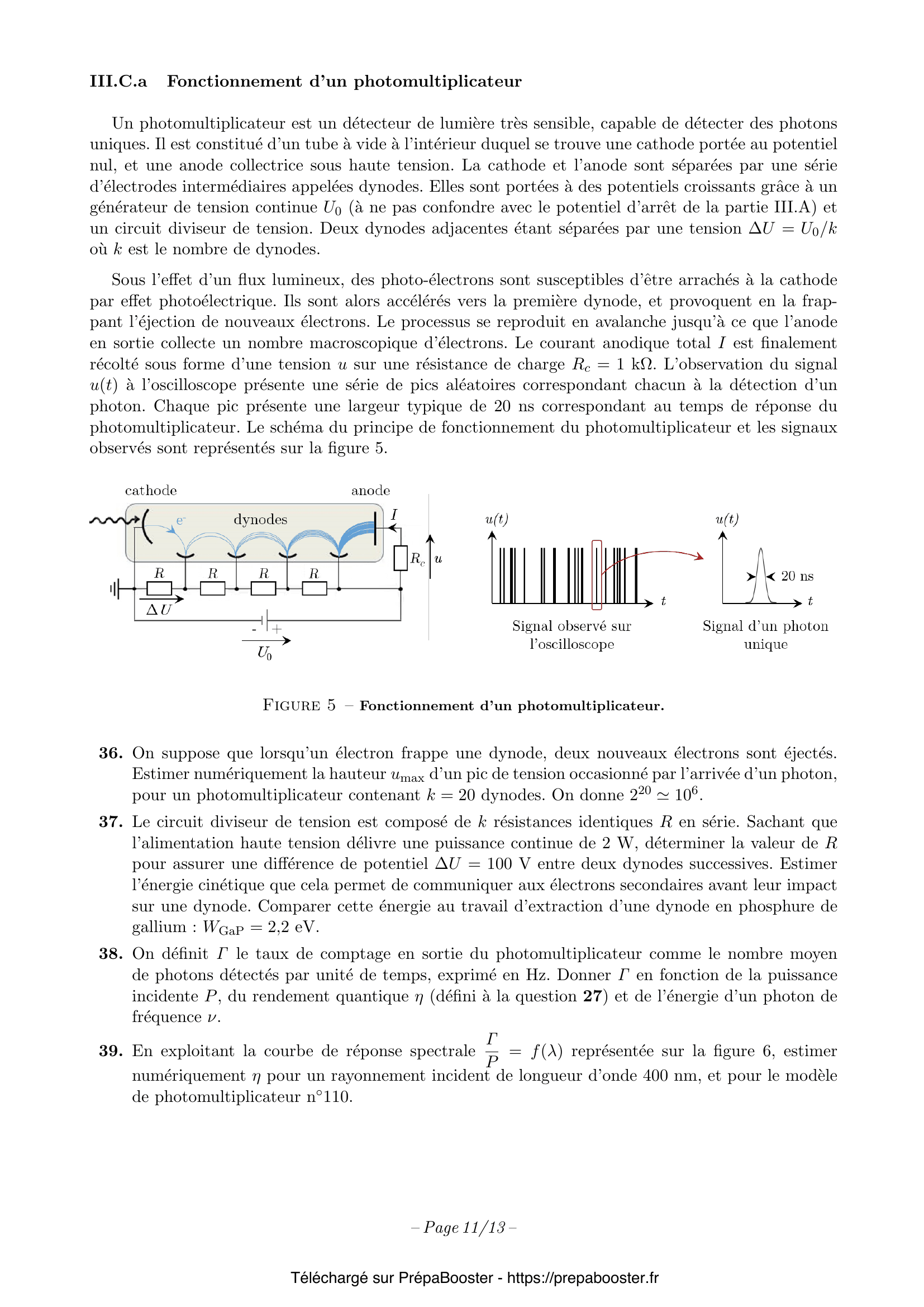 Énoncé XENS 2024 MP Physique 1 – page 12 Énoncé XENS 2024 MP Physique 1 – page 12