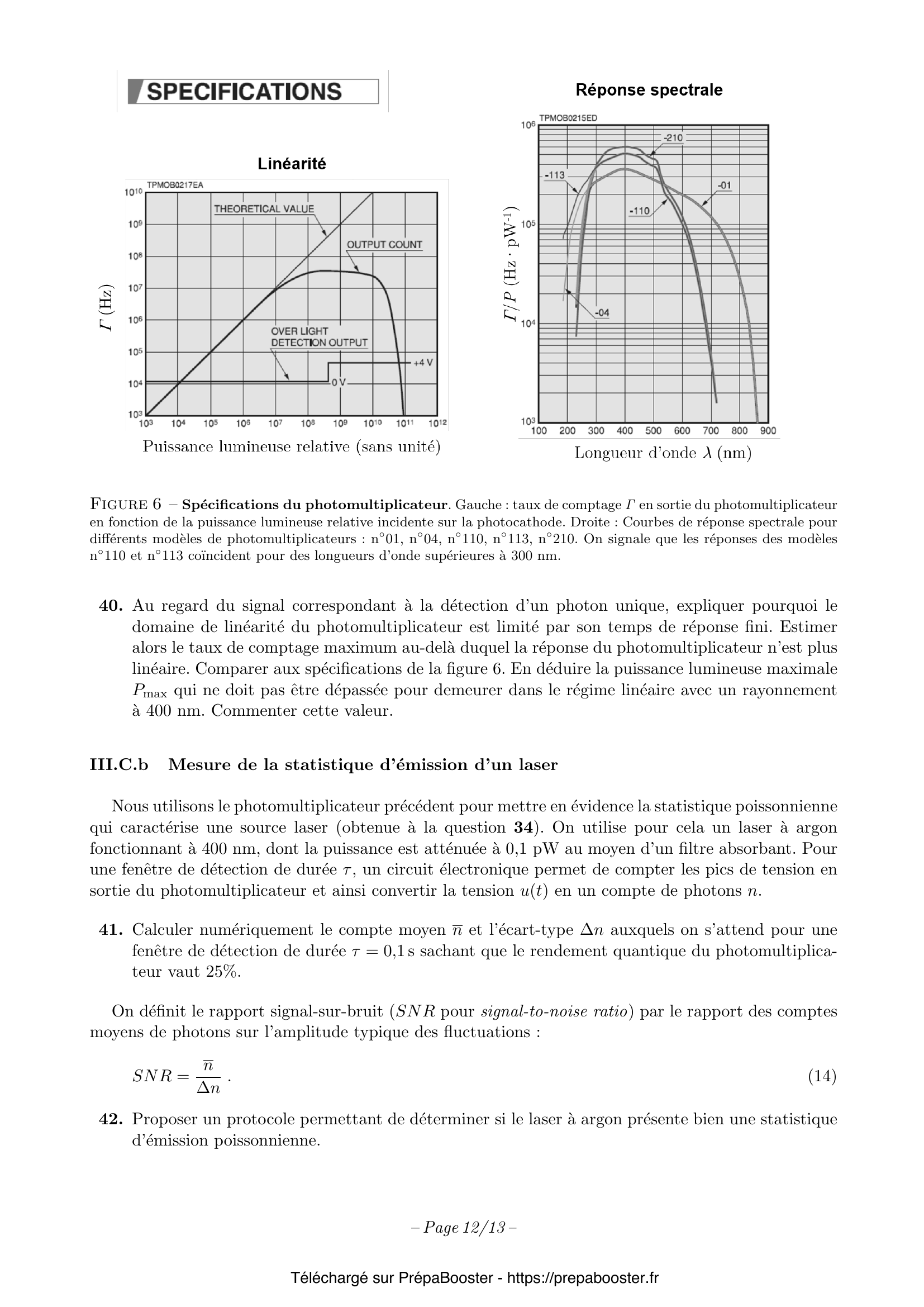 Énoncé XENS 2024 MP Physique 1 – page 13 Énoncé XENS 2024 MP Physique 1 – page 13