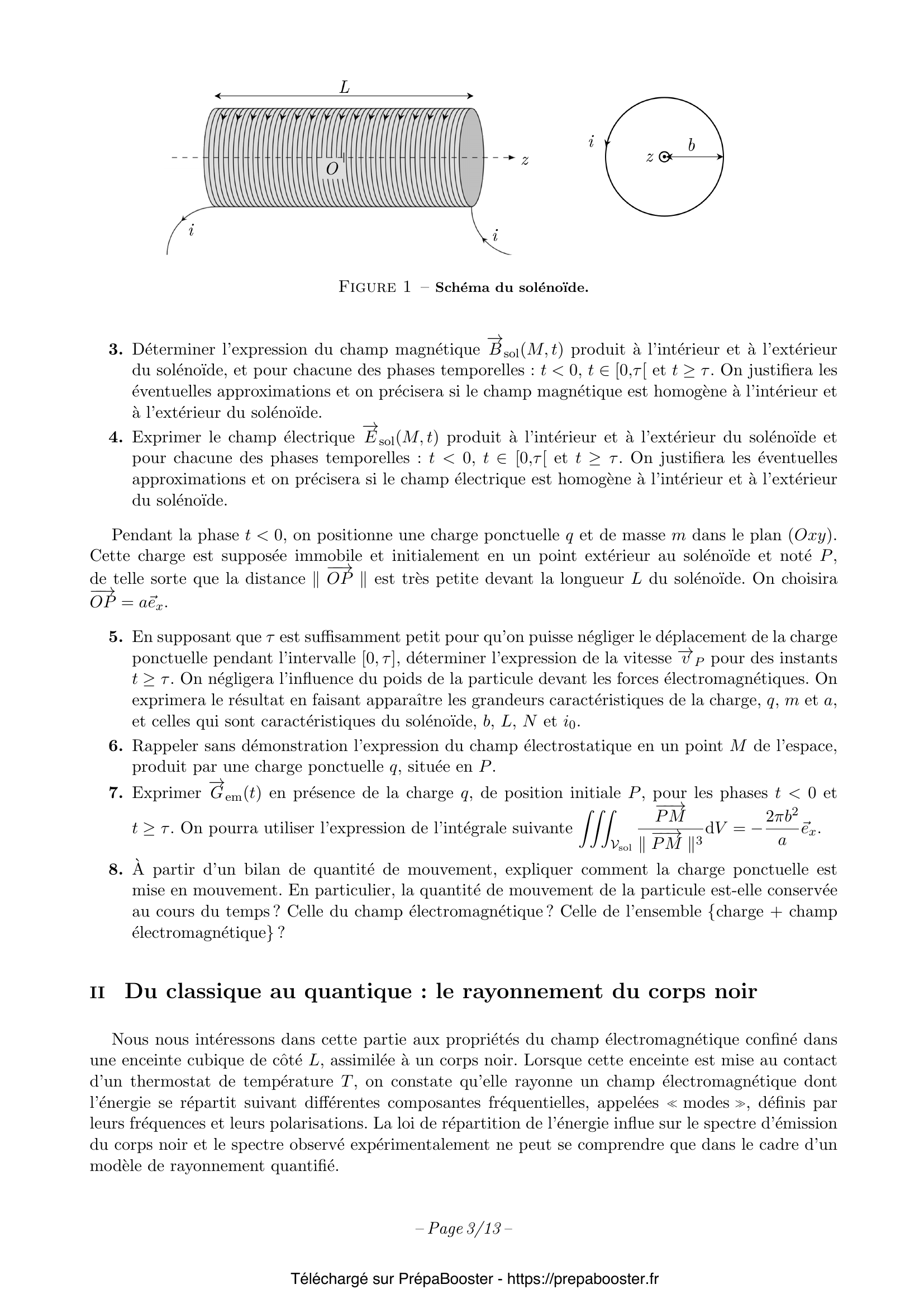 Énoncé XENS 2024 MP Physique 1 – page 4 Énoncé XENS 2024 MP Physique 1 – page 4