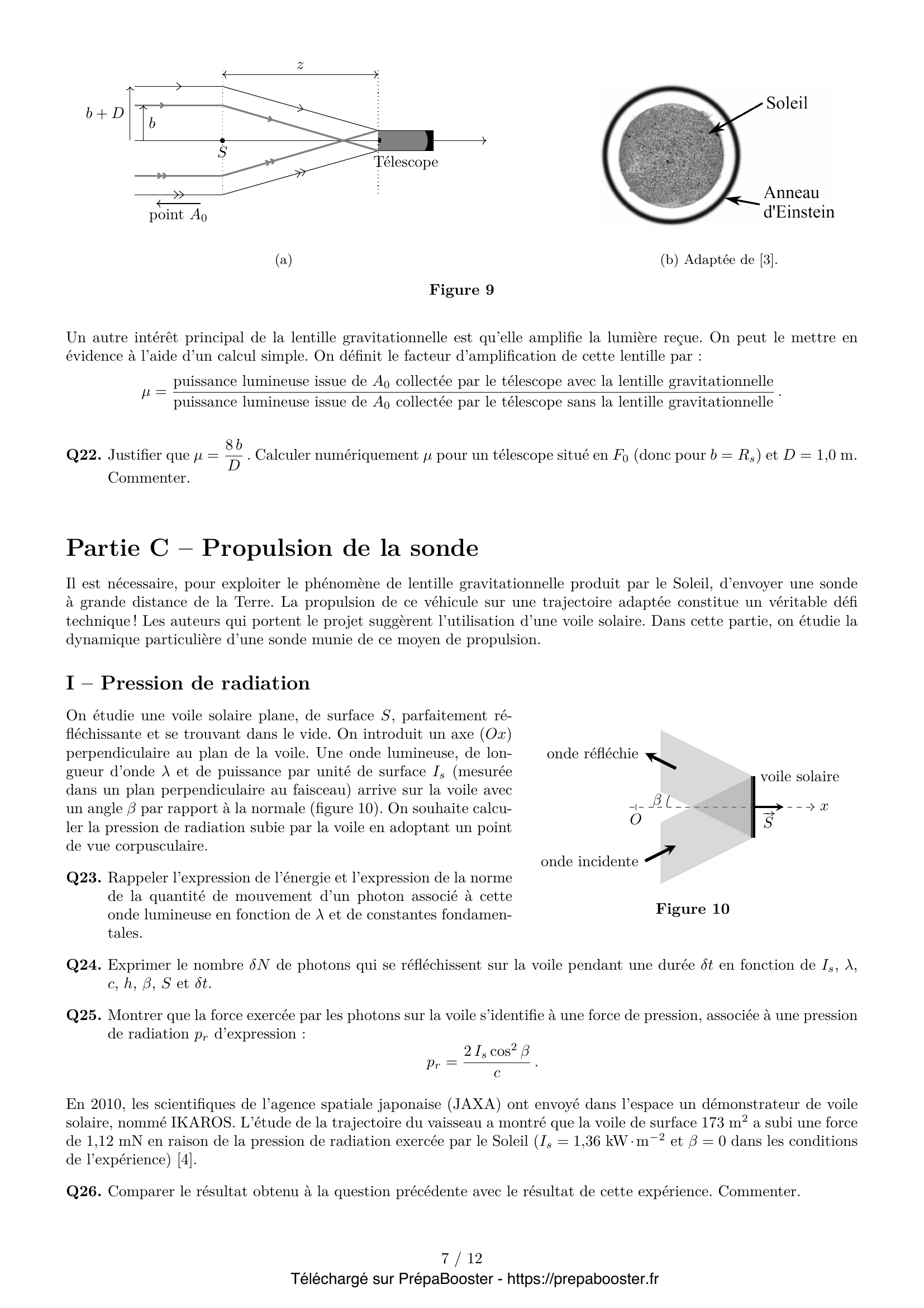 Énoncé Centrale 2025 MP Physique 2 – page 7 Énoncé Centrale 2025 MP Physique 2 – page 7