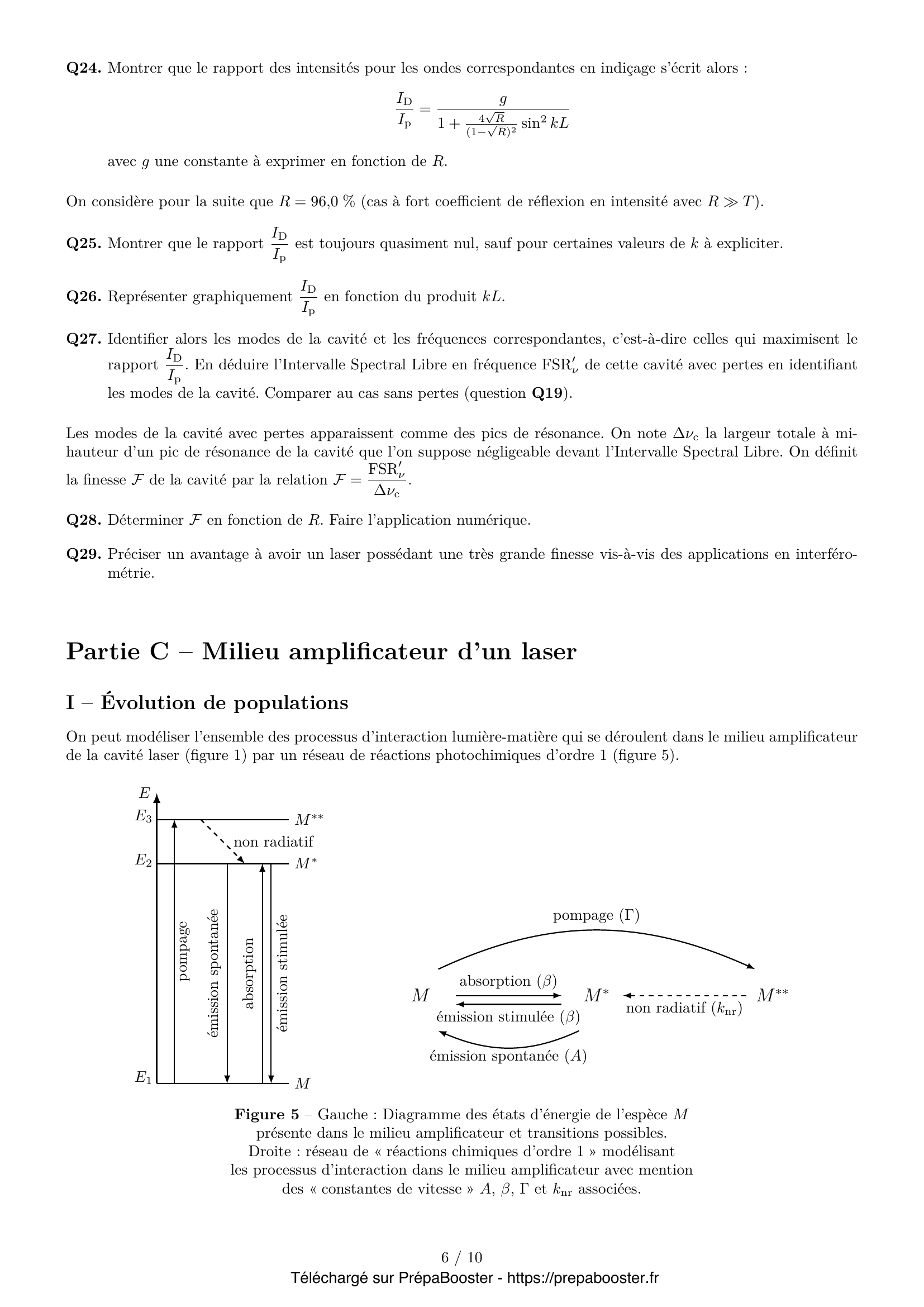 Énoncé Centrale 2026 MP Physique 1 – page 6 Énoncé Centrale 2026 MP Physique 1 – page 6