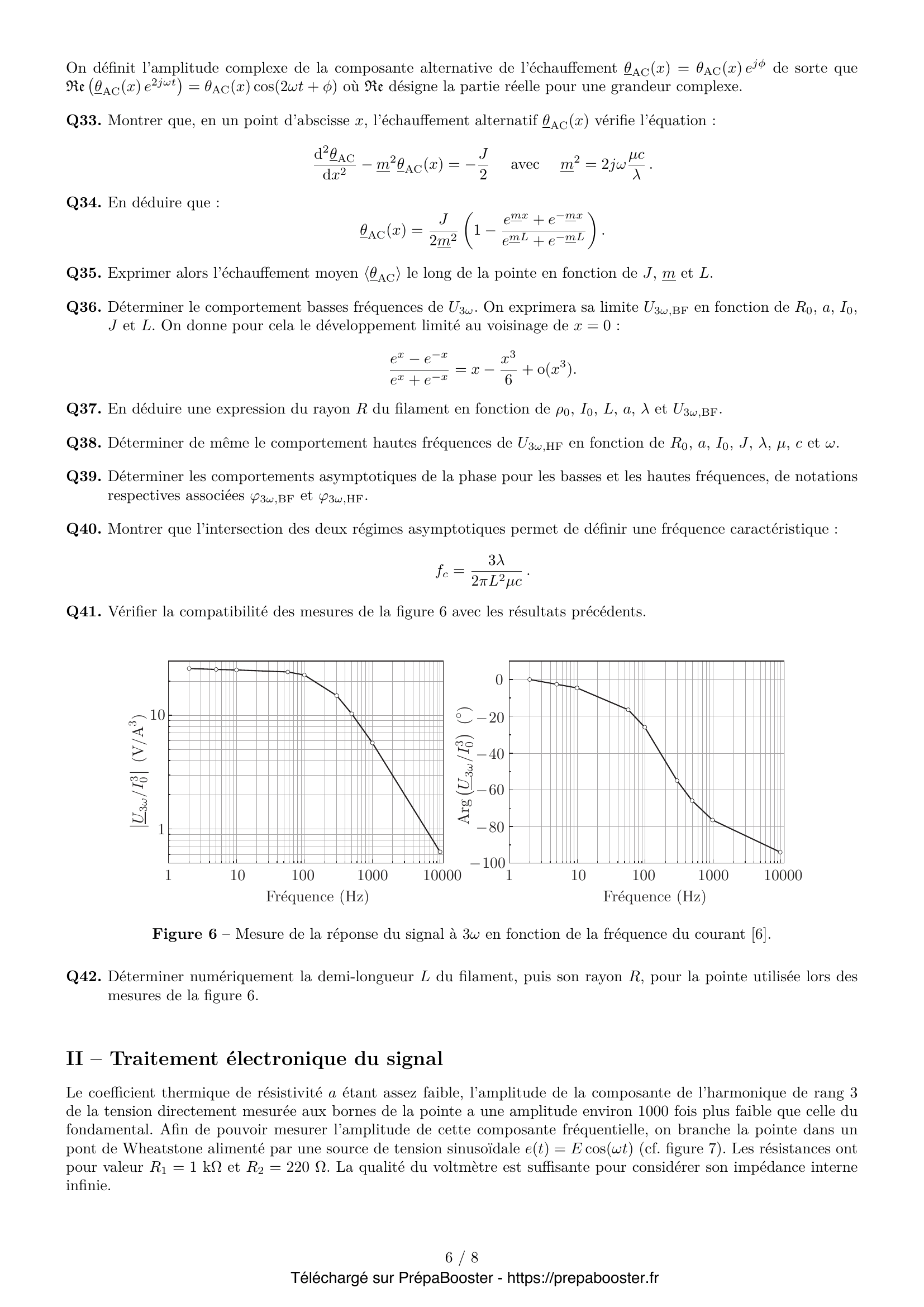 Énoncé Centrale 2026 MP Physique 2 – page 6 Énoncé Centrale 2026 MP Physique 2 – page 6