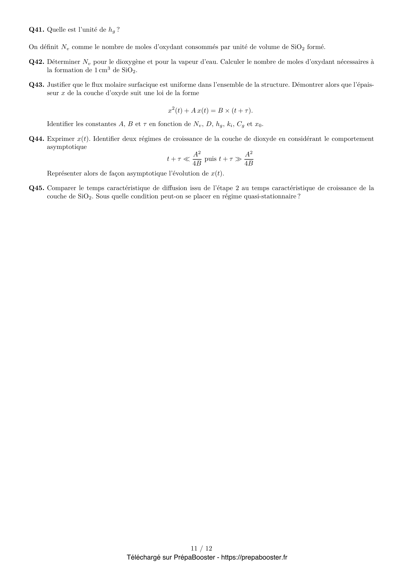 Énoncé Centrale 2026 PSI Physique 2 – page 11 Énoncé Centrale 2026 PSI Physique 2 – page 11