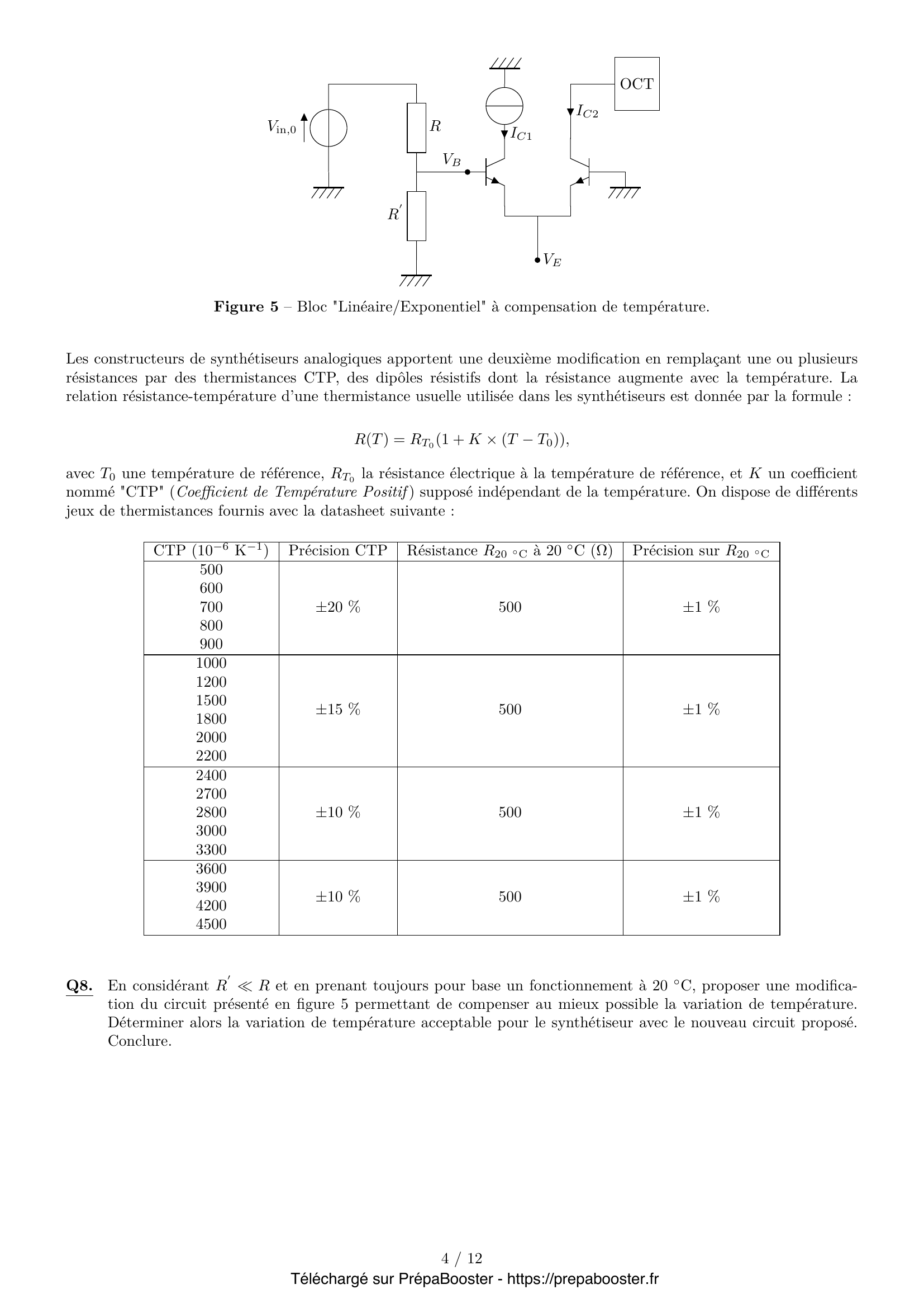Énoncé Centrale 2026 PSI Physique 2 – page 4 Énoncé Centrale 2026 PSI Physique 2 – page 4