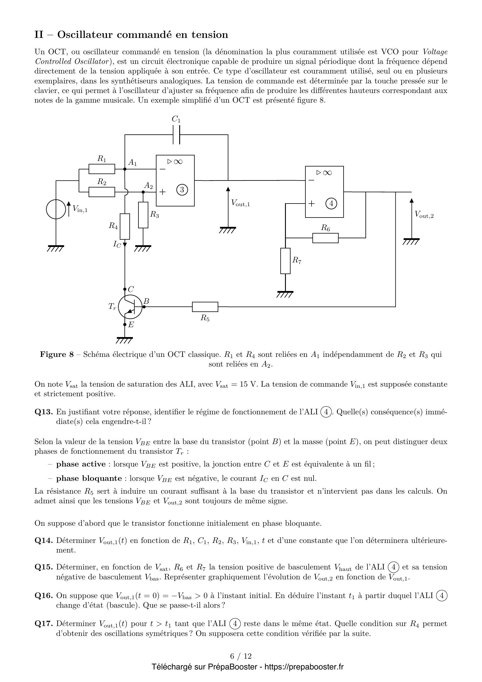 Énoncé Centrale 2026 PSI Physique 2 – page 6 Énoncé Centrale 2026 PSI Physique 2 – page 6