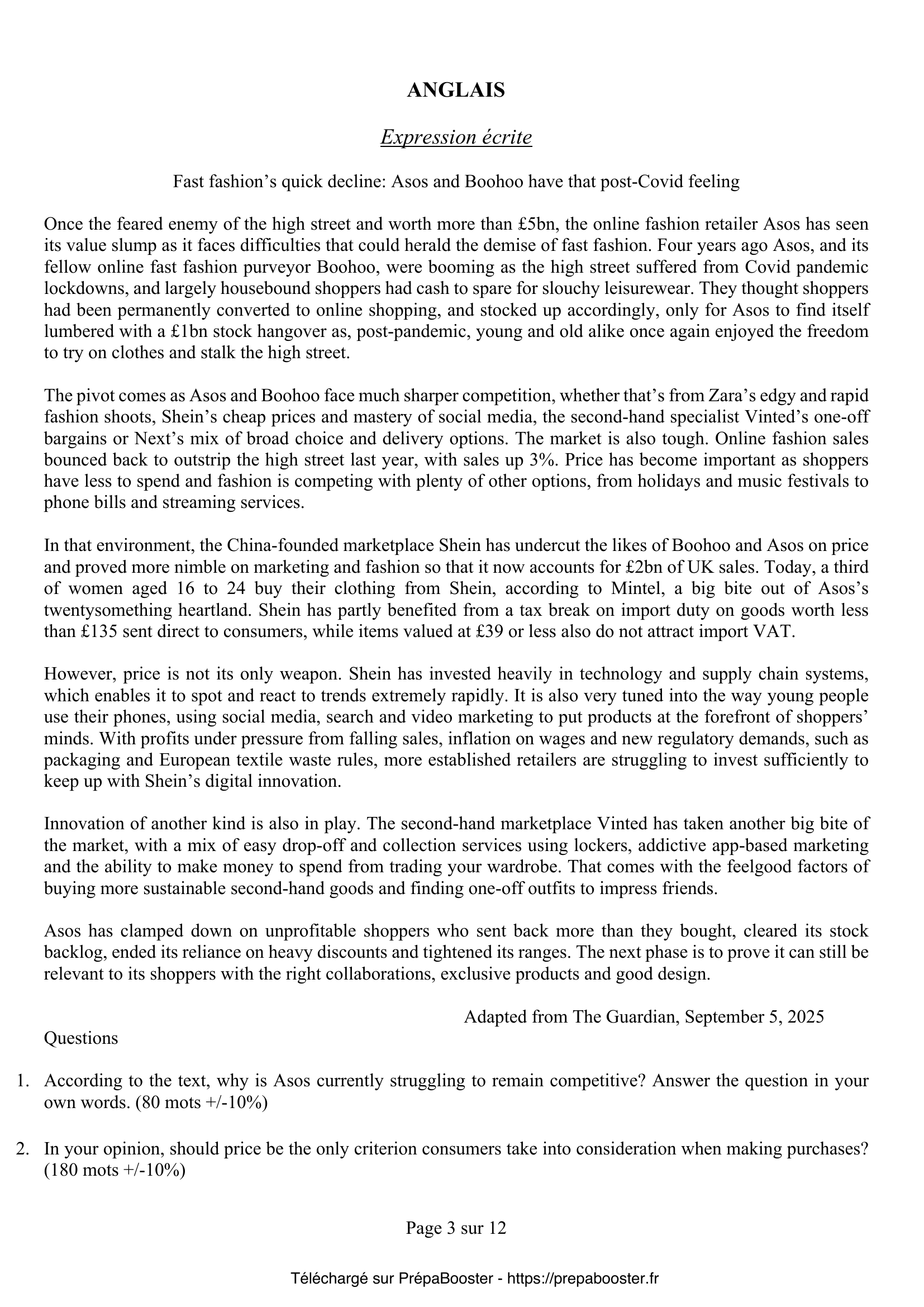 Énoncé Mines Ponts 2026 MP langues-1 – page 4 Énoncé Mines Ponts 2026 MP langues-1 – page 4