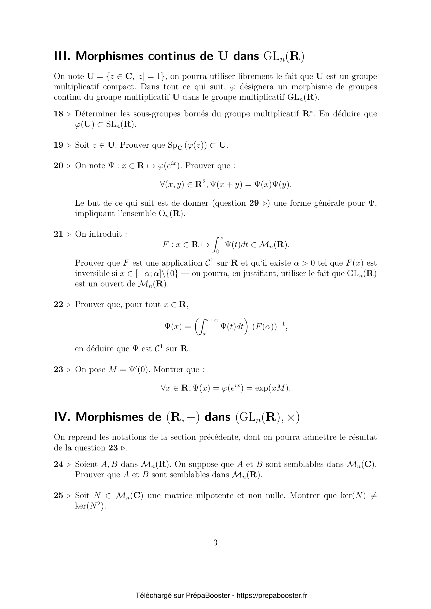 Énoncé Mines Ponts 2026 MP Maths 2 – page 4 Énoncé Mines Ponts 2026 MP Maths 2 – page 4